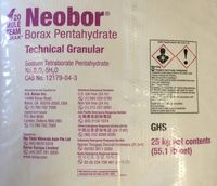 Borax (Pentahydrate-Granular) - 1 lb.